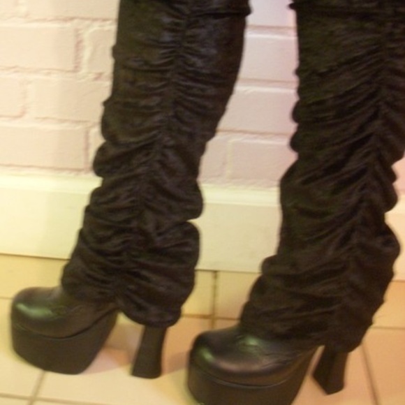 Gathered Velvet Legwarmers Are Here! - Picture 3 of 7